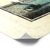 Poster Carte vintage de Venise Italie (1729) (Coin)