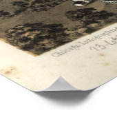 Poster Carte vintage des Grands Rapids (1868) (Coin)