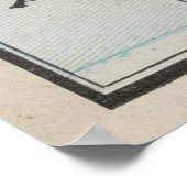 Poster Carte vintage des îles Fidji (1901) (Coin)