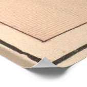 Poster Carte vintage des treize colonies (1885) (Coin)