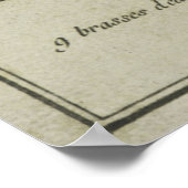 Poster Carte vintage du Lower Manhattan (1764) (Coin)