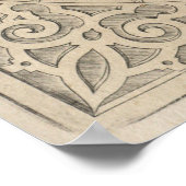 Poster Carte vintage du monde (1607) 2 (Coin)