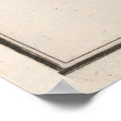 Poster Carte vintage Ibiza Espagne (1764) (Coin)