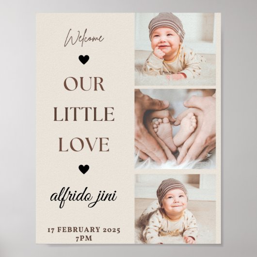 Poster carte welcom (Devant)