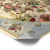 Poster Carte Zodiac vintage (Coin)