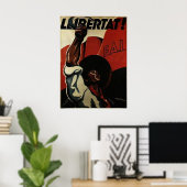 Poster Cartel Libertat ! (affiche) (Bureau à domicile)