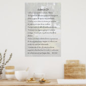 Poster Cartel Salmos 23 (Cuisine)