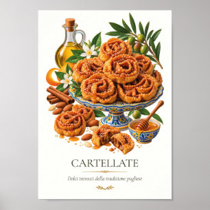 Poster Cartellate – Vintage Italian Dessert