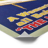 Poster Carter Le grand magicien Vintage publicité (Coin)