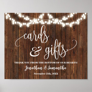 Poster Cartes & Cadeaux Accueil Mariage Occidental Signal
