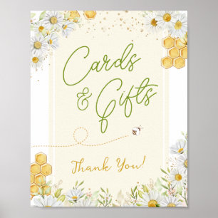 Poster Cartes Cadeaux Bumblebee Party Bridal Bee Baby sho
