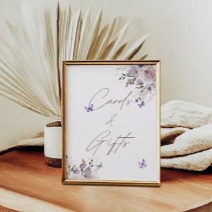 Poster Cartes & Cadeaux Enterrement de Vie de Jeune Fille