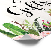 Poster Cartes Cadeaux Fête Naissance Fête de Mariage (Coin)