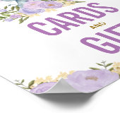 Poster Cartes & Cadeaux Jungle Eléphant Purple Or Eléphan (Coin)