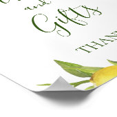 Poster Cartes & Cadeaux Lemons Blossom et Greenery (Coin)