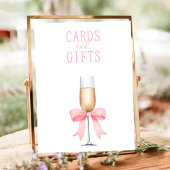 Poster Cartes cadeaux pour enterrement de vie de jeune fi