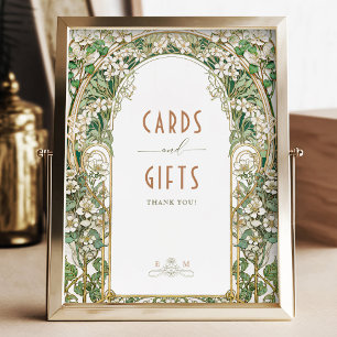 Poster Cartes & Cadeaux Signale Art Nouveau Vintage par M
