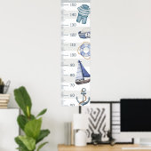 Poster Cartes De Croissance Des Bateaux Nautiques À Bord  (Bureau à domicile)