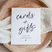 Poster Cartes de Fête des mariées Cadeaux Signer écriture