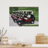 Poster Cartes de golf (Cuisine)