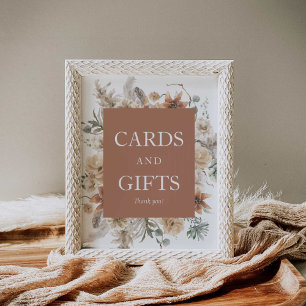 Poster Cartes de mariage et cadeaux Boho Imprimer