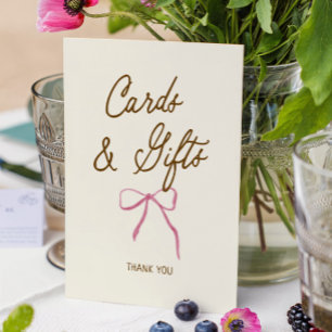 Poster Cartes de mariage et cadeaux dessinés à la main
