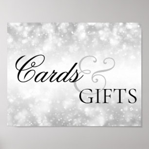 Poster Cartes de mariage et cadeaux Lumières Shimmer Arge