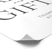 Poster Cartes de Mariage et Cadeaux Signal Dusty Blue Flo (Coin)