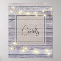 Cartes de mariage ou de baby shower rustiques pour