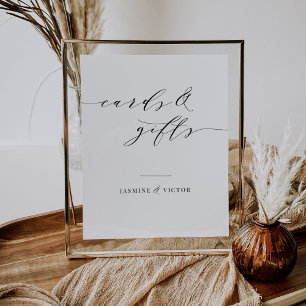 Poster Cartes de mariage & Papier pour pancarte de table 