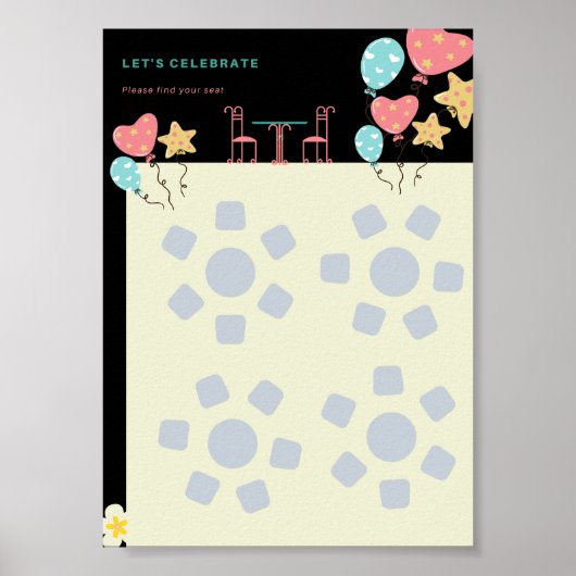 Poster Cartes de placement (Devant)