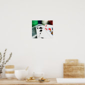 Poster Cartes de poker (Cuisine)