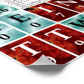 Poster Cartes d'orthographe numérique magique (Coin)