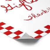 Poster Cartes et cadeaux 8x10 pouces - Police manuscrite (Coin)