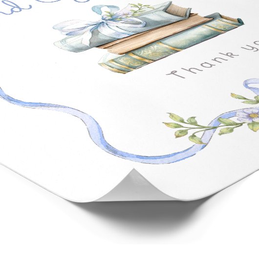 Poster Cartes et cadeaux Arc bleu Nouveau chapitre baby s (Coin)