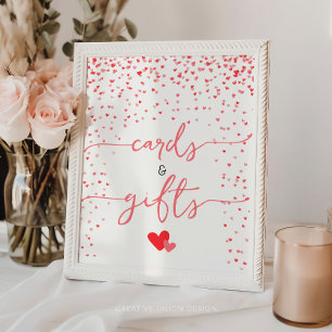 Poster Cartes et cadeaux Baby shower Signal numérique ou