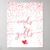 Poster Cartes et cadeaux Baby shower Signal numérique ou (Devant)