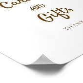 Poster Cartes et cadeaux Bee Baby shower Cute Kawaii Swee (Coin)