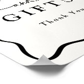 Poster Cartes et cadeaux Black Wavame Cream et Black Fram (Coin)