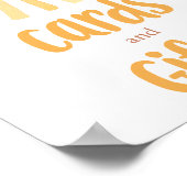 Poster Cartes et cadeaux boho brillant soleil coloré (Coin)