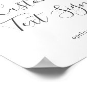 Poster Cartes et Cadeaux Branche d'Olivier Moderne avec T (Coin)