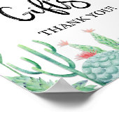 Poster Cartes et cadeaux Cactus Fiesta Party (Coin)