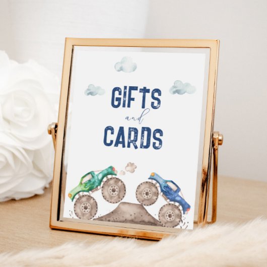 Poster Cartes et cadeaux Camion Monster