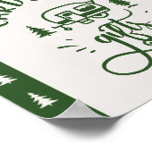 Poster Cartes et cadeaux Capming One Happy Camper anniver (Coin)