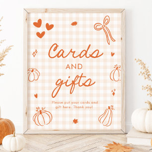 Poster Cartes et cadeaux Citrouille Un Petit Orange d'Aut