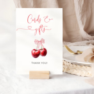 Poster Cartes et Cadeaux Coquette Aquarelle Cerise
