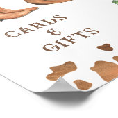 Poster Cartes et cadeaux de baby shower (Coin)