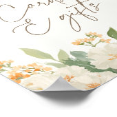 Poster Cartes et cadeaux de Baby shower d'automne pour pe (Coin)