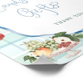 Poster Cartes et cadeaux de Baby shower du marché cultivé (Coin)