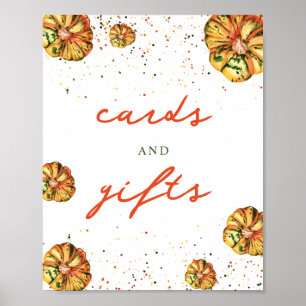 Poster Cartes et cadeaux de Baby shower Rustique Boho Cit